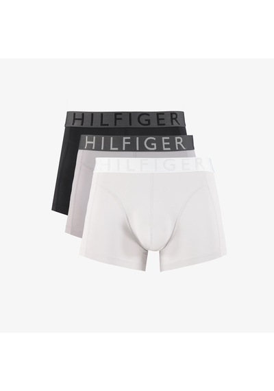 Tommy Hilfiger Bel Lastikli Logolu Erkek Renkli 3'lü Boxer Um0um03467 Renkli