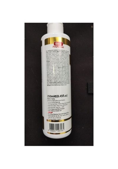 Bio Pet Active Biopetactive Natural Honey Shampoo- Doğal Bal Özlü Köpek Şampuan 250 Ml