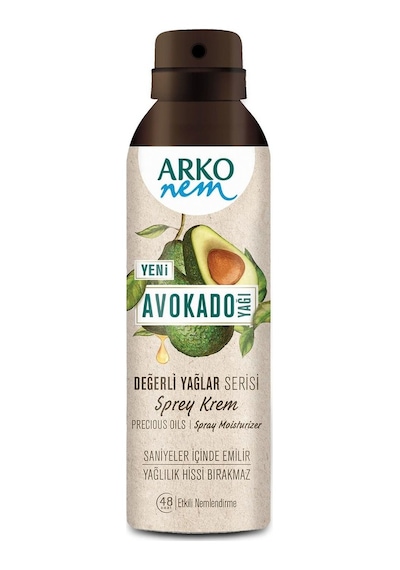 Arko Nem Değerli Yağlar Serisi Avokado Sprey Krem 150 ML