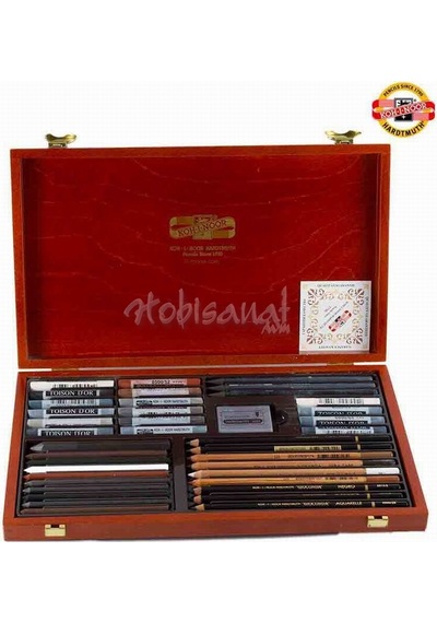 Koh-I-Noor Gioconda Artist Set Ahşap Kutu Çizim Seti 8895