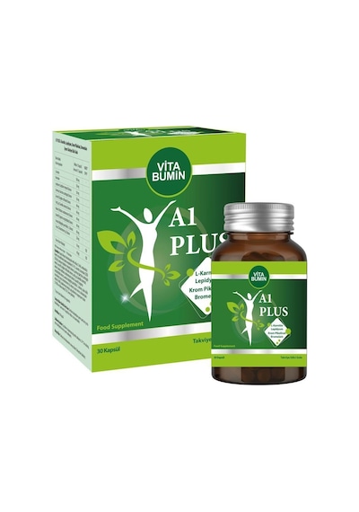 Vitabumin A1 Plus L-carnitine Lepidium 30 Bitkisel Kapsül