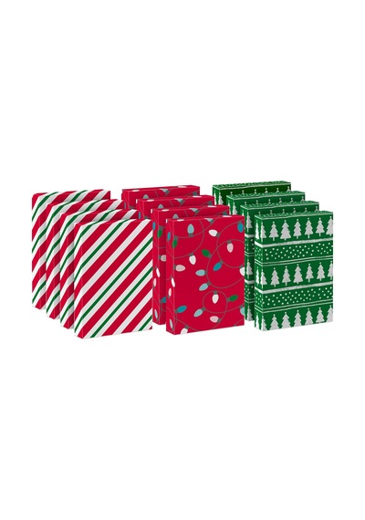 Kapaklı Noel Gömlek Kutuları Cok Renkli
