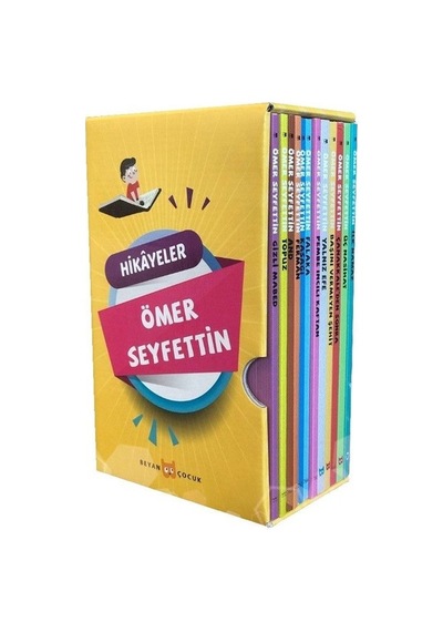 Ömer Seyfettin Çocuk Kitapları-Hikayeler-12 Kitap Takım - Ömer Seyfettin - Beyan Yayınları