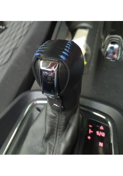 Renault Otomatik Vites Topuzu Kılıfı El Yapımı Hakiki Deri