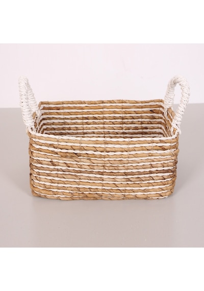Yenice Muz Lif El Yapımı Küçük Sepet 23x32x16x23 Cm Cm Naturel