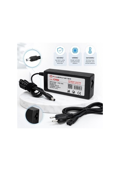 Pm-10961 19 Volt - 3.42 Amper 5.5 2.5 Mm Uçlu Adaptör Toshiba-asus-acer Notebook