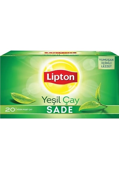 Lipton Yeşil Çay Sade Bitki Çayı 20 x 1.5 G
