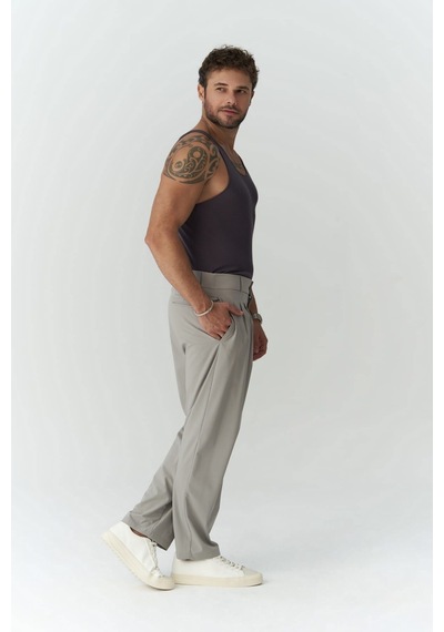 Mai Collection Mai Studios Co. Declan Erkek Gri Pantolon Gri