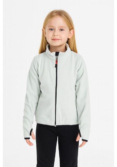 Monox Çocuk Unisex Parmak Geçmeli Polar Ceket Yeşil