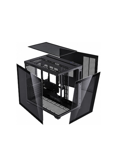 Alpha Elite 7x Argb Fan Kumanda Ve Kontrolcü Atx Boş Bilgisayar Kasası Siyah