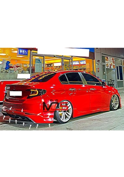 Fiat Egea Sedan Arka Tampon Eki Fiberglass Boyasız