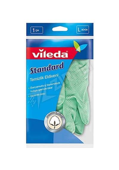 4 Adet Vileda Bulaşık Eldiveni X 12 Büyük