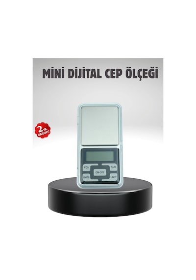 Hassas Tartım İçin Dijital Cep Terazisi Sayma Modlu Renkli