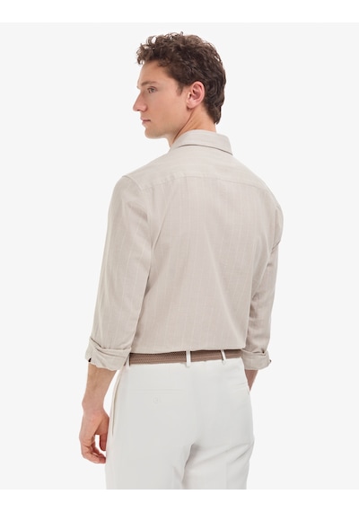 Pierre Cardin Erkek Bej Gömlek Desenli 50325330-vr011