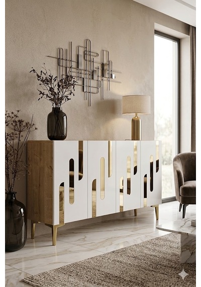 Ka1229dbg Ece Konsol Ve Tv Sehpası Safirmeşe - Beyaz - Gold 120cm Safirmeşe-gold Ka1229dbg Ece Konsol Ve Tv Sehpası Safirmeşe - Beyaz - Gold 120cm Safirmeşe-gold