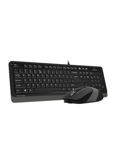 A4 Tech F1010 Q Usb Gri Mm Kablolu Klavye Mouse Set Diğer
