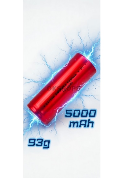 Inr 26650 5000mah Şarj Edilebilir Pil 3.7 V