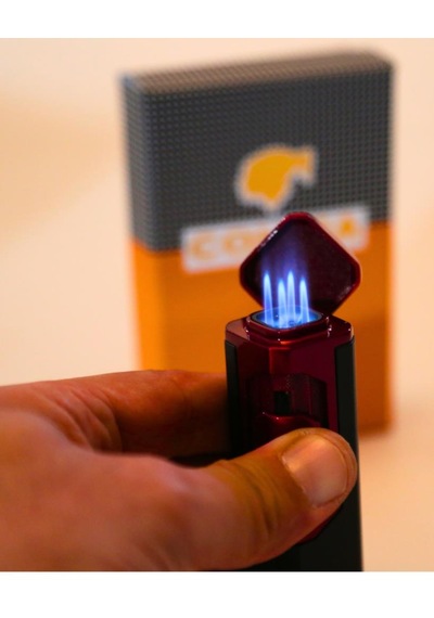 Pürmüz Model Cohiba İsme Özel Gazlı Çakmak Siyah