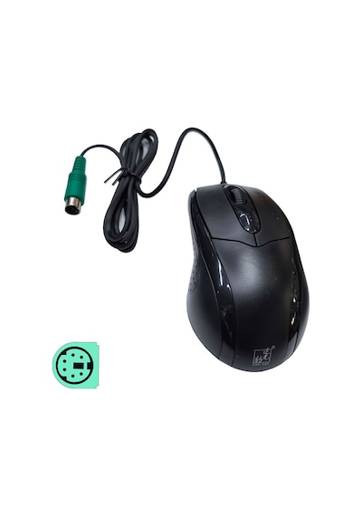 Ps/2 Optik Kablolu Mouse Pc İçin Eski Yuvarlak Girişli Ps2 Mouse 001