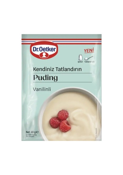 Dr.oetker Kendiniz Tatlandırın Şekersiz Puding Vanilinli 40 Gr X 3 Adet - 808605066