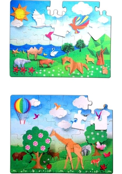 Lisinya247 Origami 5+ Keçe Yapboz 5 Yaş Puzzle