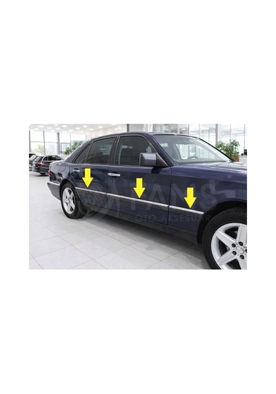 M. Benz E Klasse W124 Krom Yan Kapı Çıtası 8 Prç. 1984-1995 Arası