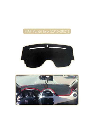 Fıat Punto Evo 2015-2021 Modellerine Uyguntorpido Koruma Halısı Bej Kenar