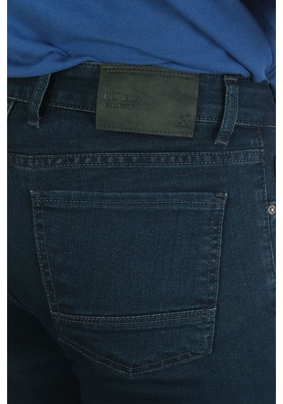 HLT Jeans Erkek Dark Green Taşlamalı Rahat Kesim Fermuarlı Likralı Jean Kot Şort Hlthe001953 Yeşil