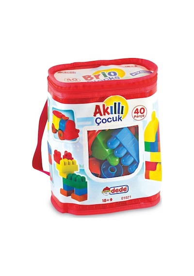 01021 Dede. Akıllı Çocuk Blokları 40  Parça