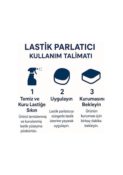 444 Lastik Parlatıcı 600 Ml