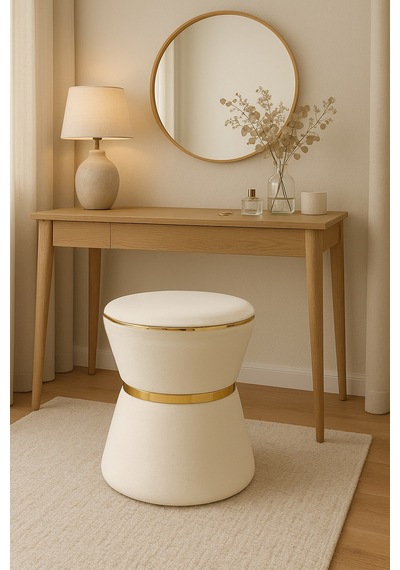 Fine Cream-gold Puf Krem