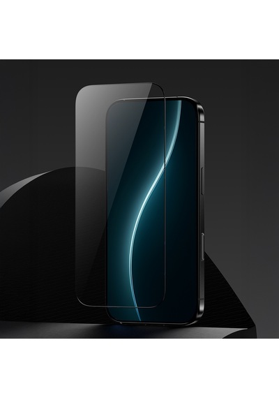 Apple Uyumlu iPhone 16 Pro Benks Glass Warrior Hd 0.3mm Kenarları Güçlendirilmiş Cam Ekran Koruyucu Aparatlı