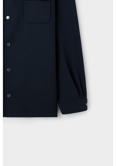 D's Damat Ds Damat Comfort Lacivert Düz Gömlek Ceket 5hc04lı07442m 101