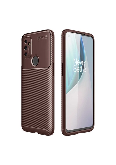 One Plus Nord N10 Kilif Karbon Tasarim Negro Silikon Kapak 483914281