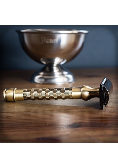 Pearl Shaving Krom Kaplama Antik Taraksız Jiletli Tıraş Bıçağı