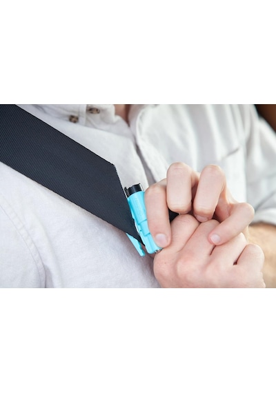 Resqme Single Pack, Pink - - Quick Car Escape Tool. Seatbelt Cutter & Window Breaker - Pink Çok Renkli