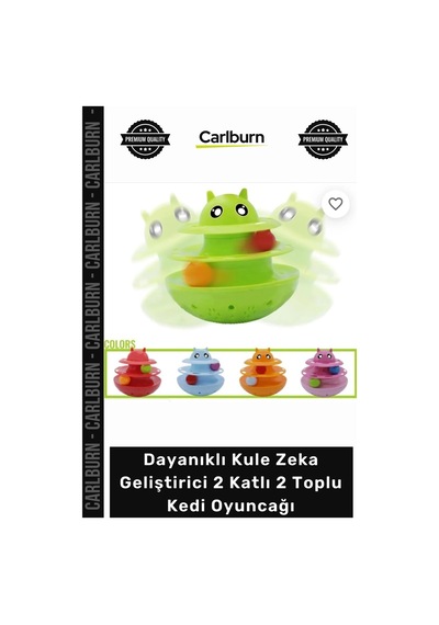 Özel Üretim İnteraktif Eğlenceli Dayanıklı Kule Zeka Geliştirici 2 Katlı 2 Toplu Kedi Oyuncak