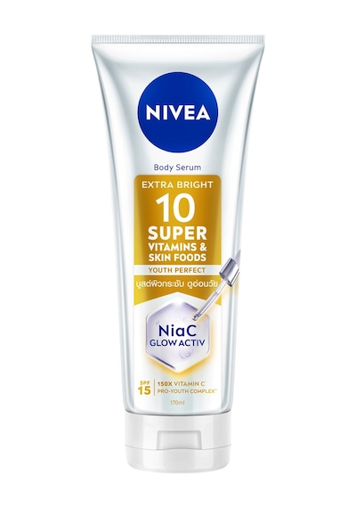 Nıvea Super10 Serum Etkili Aydınlatıcı Ve Sıkılaştırıcı Vücut Bakım Losyonu 170 Ml - 7 Adet Tarı