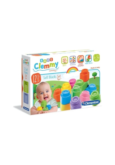 14706 Soft Clemmy - Yumuşak Blok Seti - 12 Parça 6-36 Ay