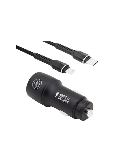 Powerway Cc35 Yeni Nesil Usb-c Iphone To Type-c Araç Şarj Seti Pd18w