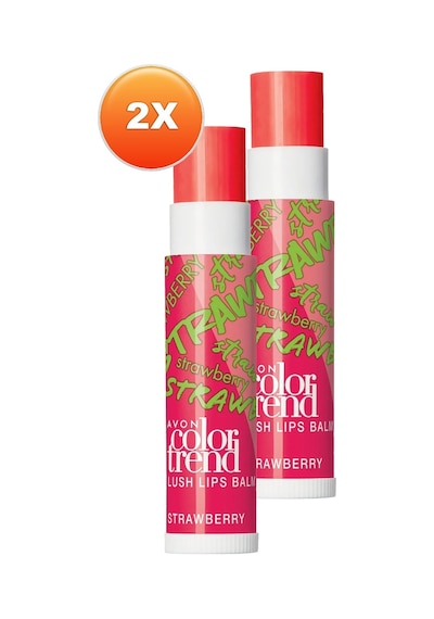 Avon Color Trend Dudak Balmı Strawberry 2'li