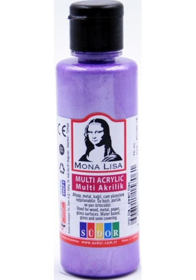 Mona Lisa Multi Akrilik 70 Ml İnci Lila Sd160-16 Çok Renkli