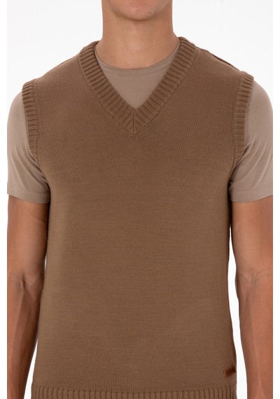 U.s. Polo Assn. Erkek Vizon Süveter 50318158-vr052 Vizon
