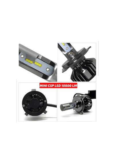 Opel Corsa B 1993-2000 Uzun - Kısa Uyumlu Şimşek Etkili Led Xenon Premium Series H4