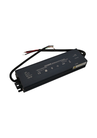 HazarLed 24 Volt 8,3 Amper Ip67 Su Geçirmez Dış Cephe Led Adaptör 200 Watt