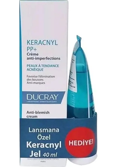 Ducray Keracnyl Glycolic Cream 30 Ml+ Keracnyl Jel 40 Ml Hediye