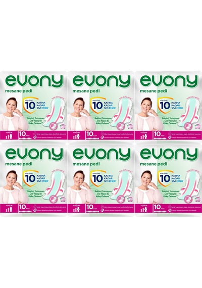 Evony Günlük Mesane Pedi Yoğun 60 Adet (6Pk*10)