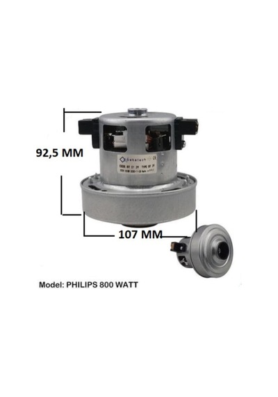Philips Uyumlu Powerpro City Fc9331/07 Elektrikli Süpürge Motoru 800 W (546492942)