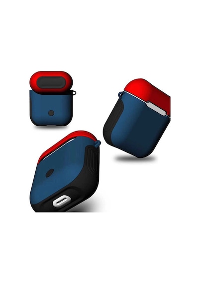 Lexroo Apple AirPods Uyumlu Kılıf Shockproof Silikon - Beyaz