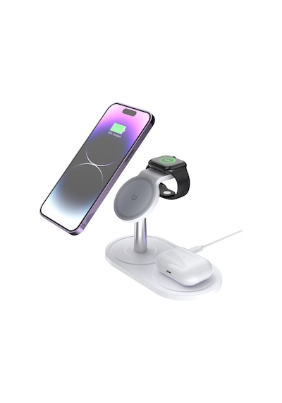 Lobo 15w 3in1 Mıknatıslı Wireless Sarj Standı